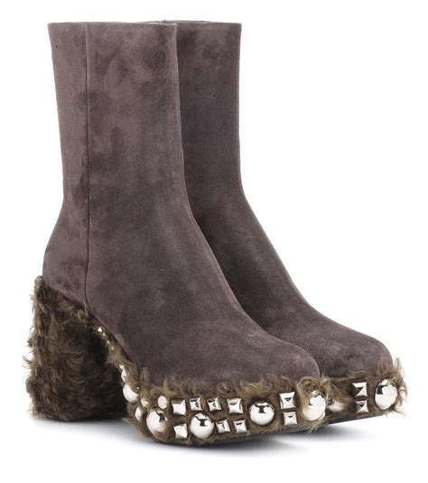 miu miu fur feet price|Fur Miu Miu Boots for Women .